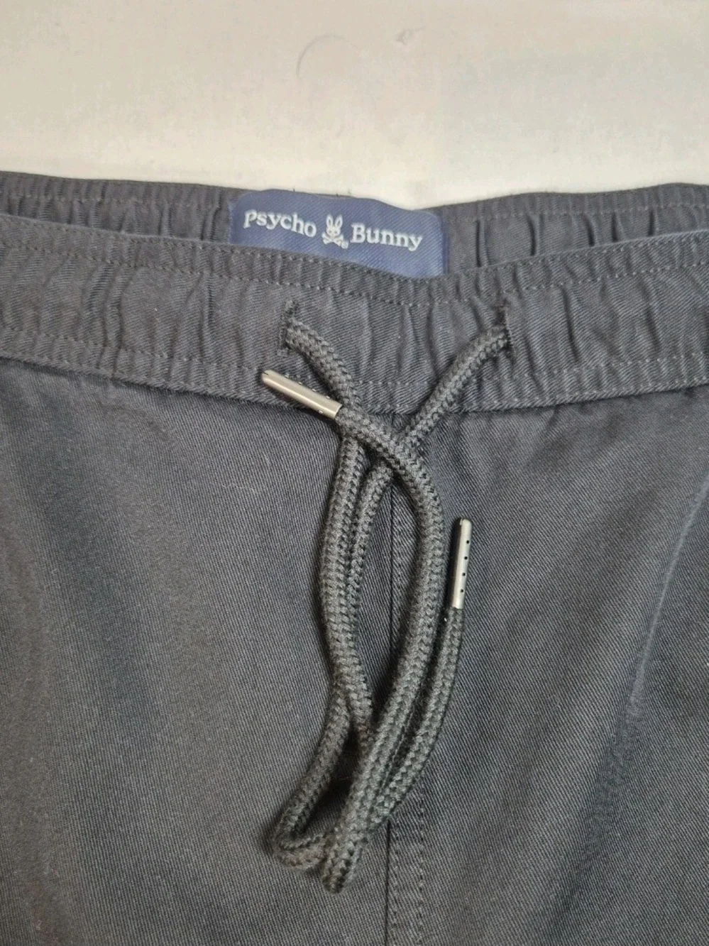 Psycho Bunny Shorts Men’s Size XXL Riviera Elastic Waist Drawstring Black NWT 30